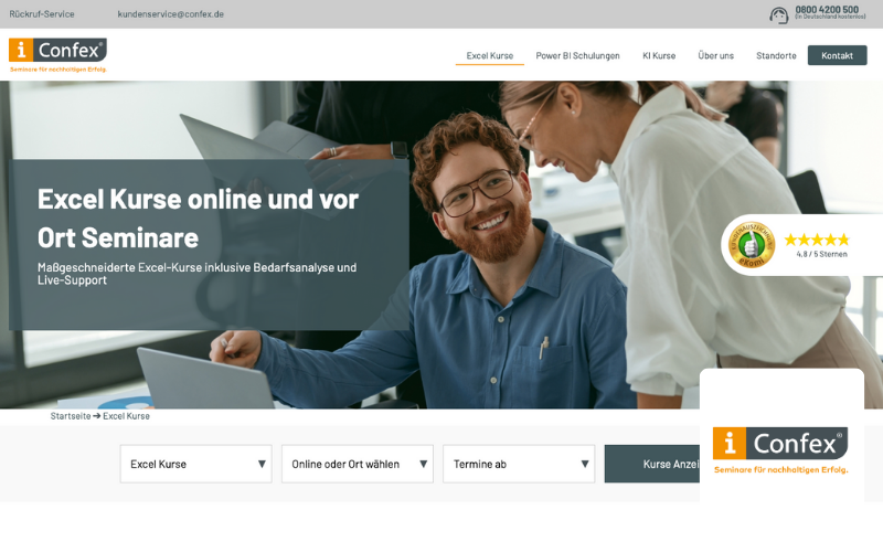 Referenz für den Relaunch einer Bildungsinstitut durch SEO Agentur in Mannheim