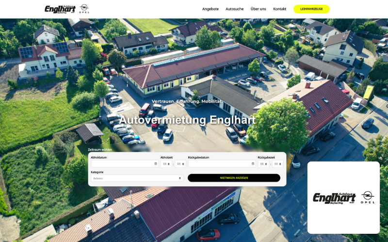 Referenz Autohaus Englhart, SEO-Betreuung